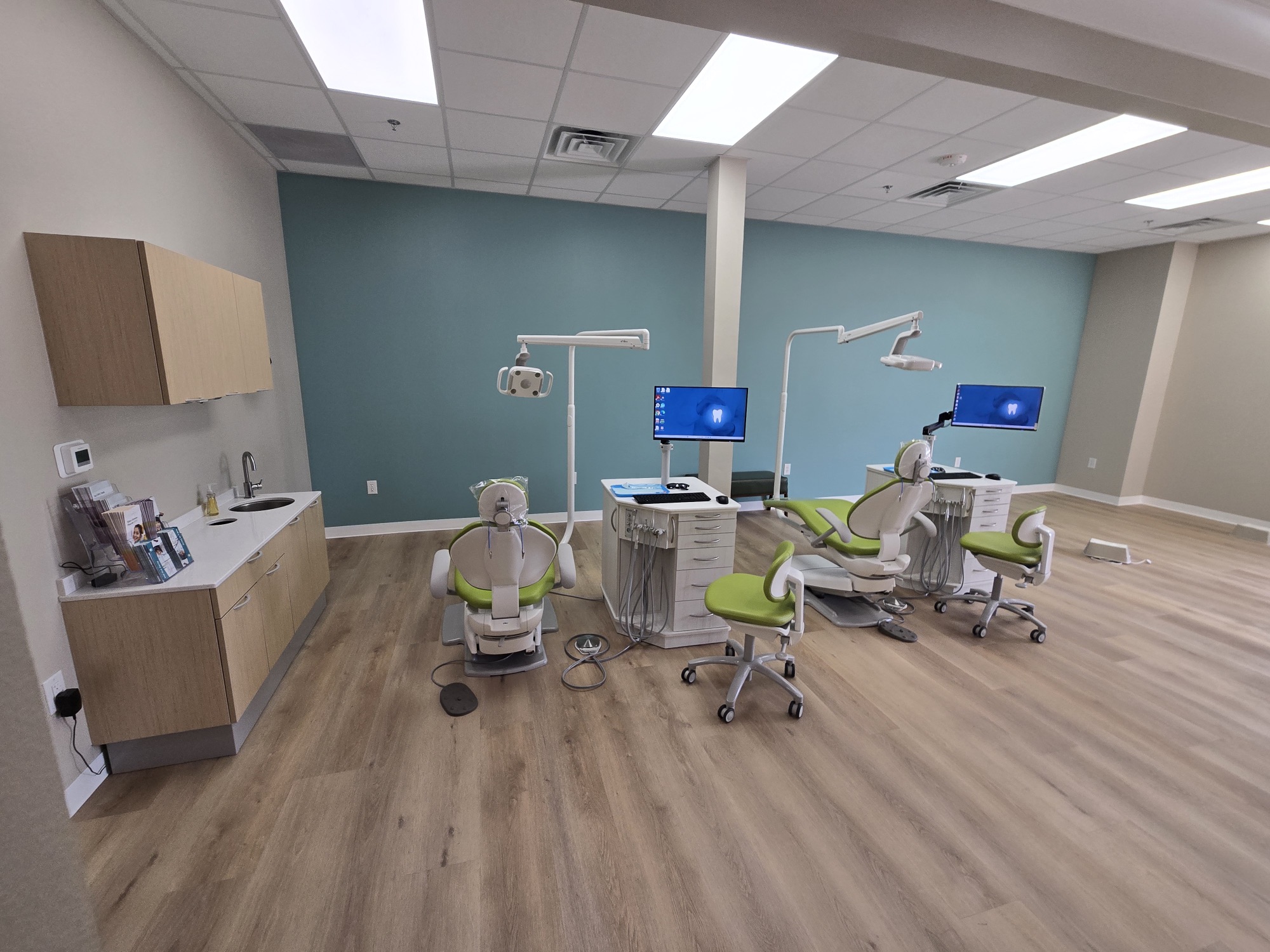 Hygiene bay at Turtle Bay Pediatric Dentistry